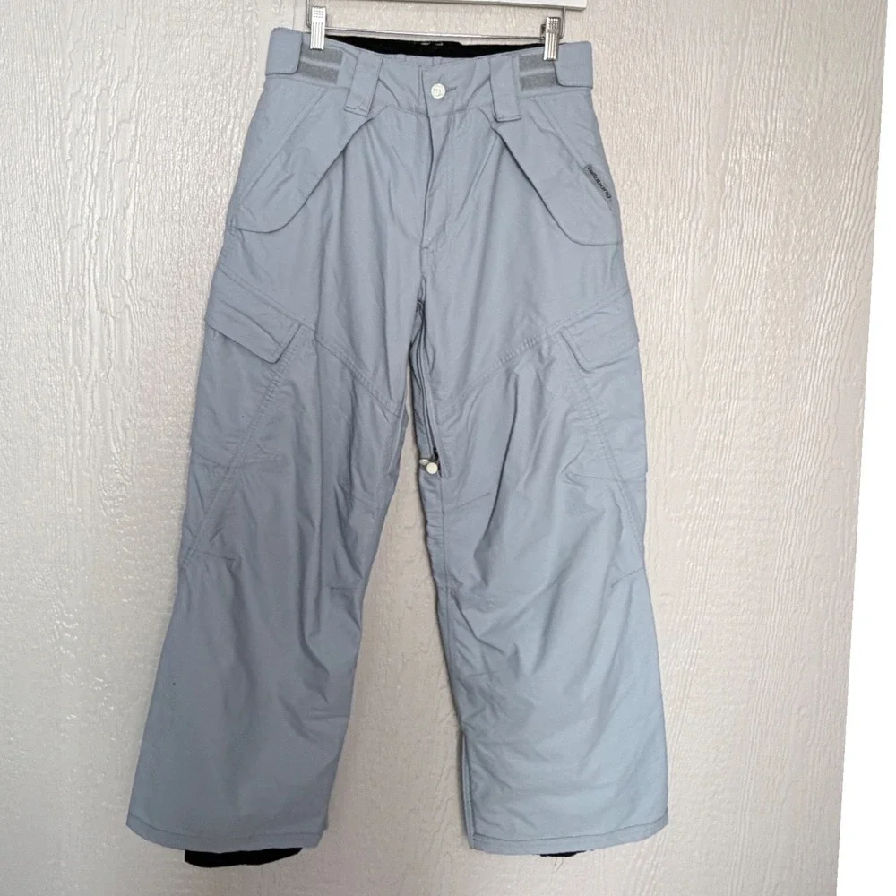 Billabong Formula Snowboard Pants Mens Small Blue Grey Cargo Ski